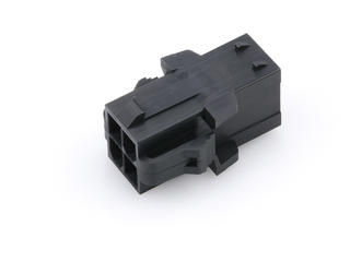 1727673004 - Mini-Fit Sigma Plug Housing, 4.20mm Pitch, Dual Row, Panel Mount, UL 94V-0, Glow-Wire Capable, 4 Circuits