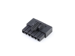 2004531006 - Mini-Fit Sigma Receptacle Housing, 4.20mm Pitch, Single Row, Glow-Wire Capable, 6 Circuits